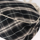 BURBERRY Nova Check Blue Label Hand Bag Canvas Black Auth 163921-16
