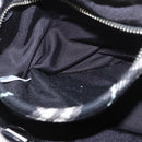BURBERRY Nova Check Blue Label Hand Bag Canvas Black Auth 163921-19