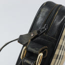 Burberrys Nova Check Shoulder Bag Canvas Beige Gold Auth 163922-10
