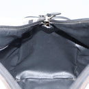 Burberrys Nova Check Hand Bag PVC Gray Gold Auth 163931-18