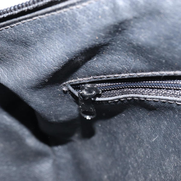 Burberrys Nova Check Hand Bag PVC Gray Gold Auth 163931