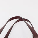 BURBERRY Nova Check Tote Bag Canvas Beige Gold Auth 163932-8