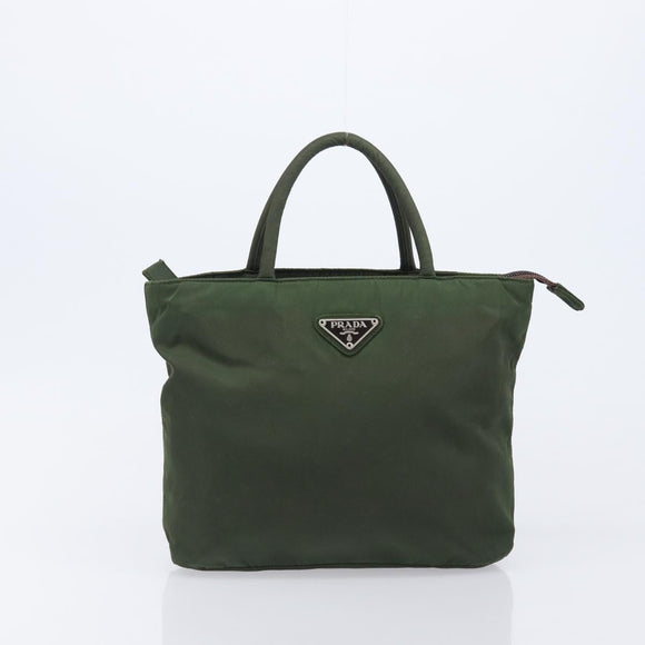PRADA Hand Bag Nylon 5 Set Khaki Auth 163940