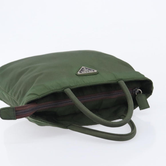 PRADA Hand Bag Nylon 5 Set Khaki Auth 163940