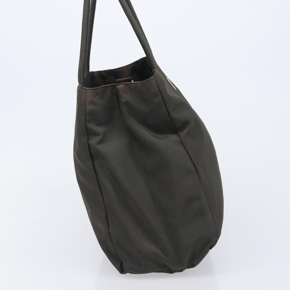 PRADA Hand Bag Nylon 5 Set Khaki Auth 163940