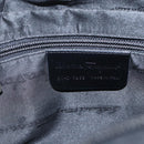 Salvatore Ferragamo Hand Bag Nylon 2way Black Silver Auth 163942-17