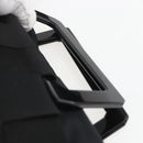 Salvatore Ferragamo Hand Bag Nylon 2way Black Silver Auth 163942-8