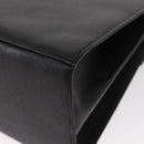 Salvatore Ferragamo Gancini Hand Bag Leather Black Gold Auth 163946-13