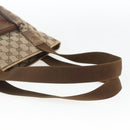 GUCCI GG Canvas Tote Bag Beige Silver 28893 Auth 163948-7