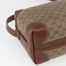 GUCCI Micro GG Supreme Shoulder Bag PVC Beige Gold 007 101 5294 Auth 163950-13