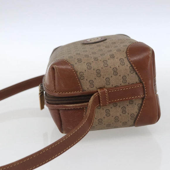 GUCCI Micro GG Supreme Shoulder Bag PVC Beige Gold 007 101 5294 Auth 163950