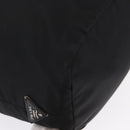 PRADA Hand Bag Nylon 2way Khaki Silver Auth 163952-12
