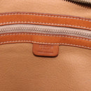CELINE Macadam Canvas Tote Bag PVC Leather Brown Gold Auth 163954-15
