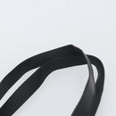 CELINE Macadam Canvas Tote Bag PVC Leather Black Gold Auth 163955-8