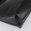 Salvatore Ferragamo Shoulder Bag Leather Black Gold Auth 163963-13