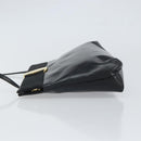 Salvatore Ferragamo Shoulder Bag Leather Black Gold Auth 163963-5