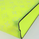 LOUIS VUITTON Taiga Pochette Voyager MM Clutch Bag Jaune LV Auth 163964-15