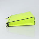 LOUIS VUITTON Taiga Pochette Voyager MM Clutch Bag Jaune LV Auth 163964-4