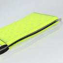 LOUIS VUITTON Taiga Pochette Voyager MM Clutch Bag Jaune LV Auth 163964-5