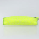 LOUIS VUITTON Taiga Pochette Voyager MM Clutch Bag Jaune LV Auth 163964-6