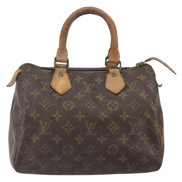 LOUIS VUITTON Monogram Speedy 25 Hand Bag M41528 LV Auth 163965
