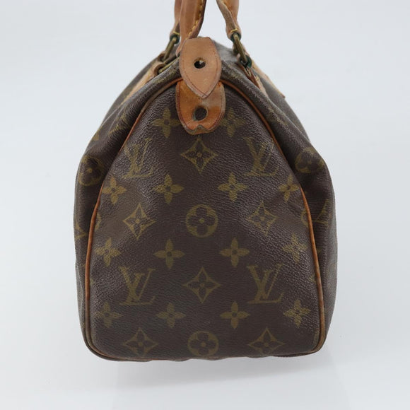 LOUIS VUITTON Monogram Speedy 25 Hand Bag M41528 LV Auth 163965