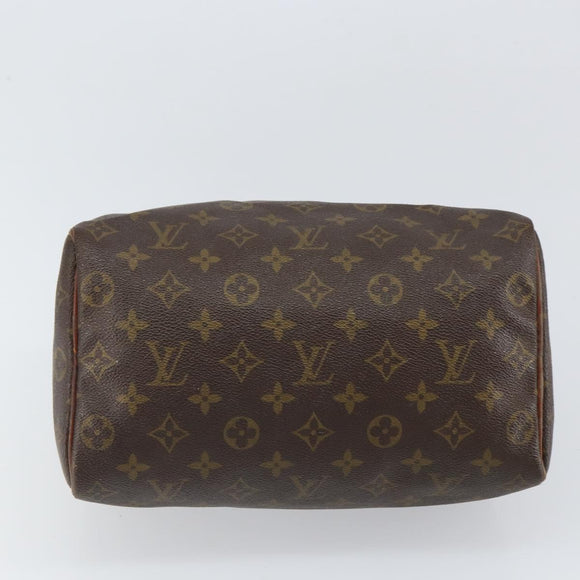 LOUIS VUITTON Monogram Speedy 25 Hand Bag M41528 LV Auth 163965