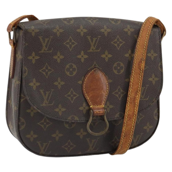 LOUIS VUITTON Monogram Saint Cloud GM Umhängetasche M51242 LV Auth 163966