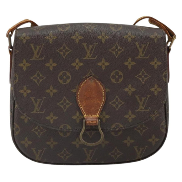 LOUIS VUITTON Monogram Saint Cloud GM Shoulder Bag M51242 LV Auth 163966