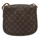 LOUIS VUITTON Monogram Saint Cloud GM Shoulder Bag M51242 LV Auth 163966-2