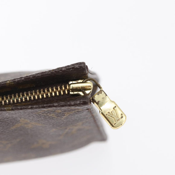 LOUIS VUITTON Monogram Poche Toilette 19 Pouch M47544 LV Auth 163968