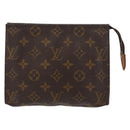 LOUIS VUITTON Monogram Poche Toilette 19 Pouch M47544 LV Auth 163968-13