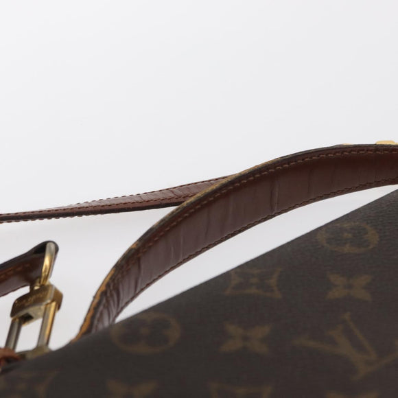 LOUIS VUITTON Monogram Porte Documents Bandouliere Bag M53338 LV Auth 163970