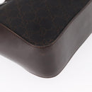 GUCCI GG Canvas Tote Bag Brown Silver 73983 Auth 163974-12