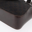GUCCI GG Canvas Tote Bag Brown Silver 73983 Auth 163974-13
