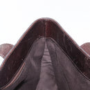 GUCCI GG Canvas Tote Bag Brown Silver 73983 Auth 163974-17