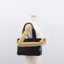 GUCCI GG Canvas Tote Bag Brown Silver 73983 Auth 163974-22
