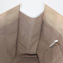 FENDI Zucca Canvas Tote Bag White Gold Auth 163978-17