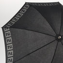 FENDI Zucca Canvas Umbrella Nylon Black Auth 163979-3