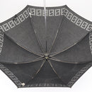 FENDI Zucca Canvas Umbrella Nylon Black Auth 163979-9