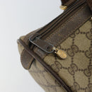 GUCCI GG Supreme Web Sherry Line Hand Bag PVC Beige Gold 39 02 007 Auth 163983-10