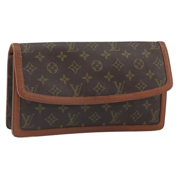 LOUIS VUITTON Monogram Pochette Dam GM Clutch Bag M51810 LV Auth 163988