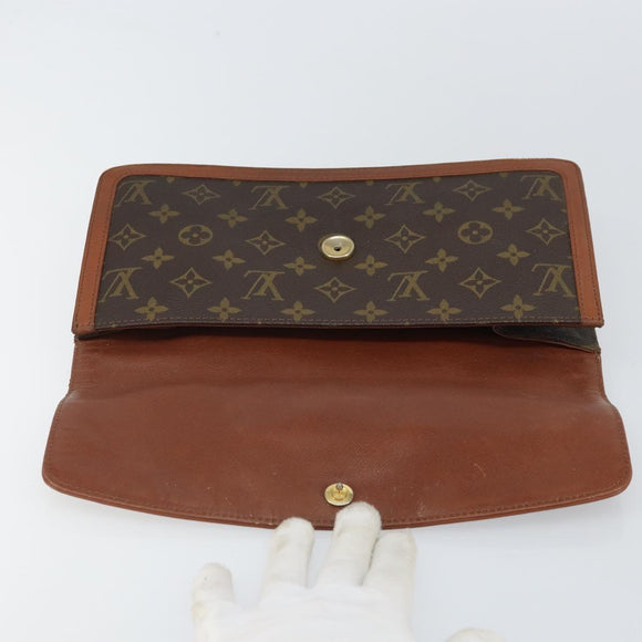 LOUIS VUITTON Monogram Pochette Dam GM Clutch Bag M51810 LV Auth 163988