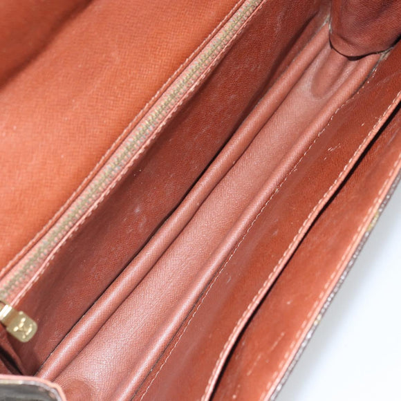 LOUIS VUITTON Monogram Pochette Dam GM Clutch Bag M51810 LV Auth 163988