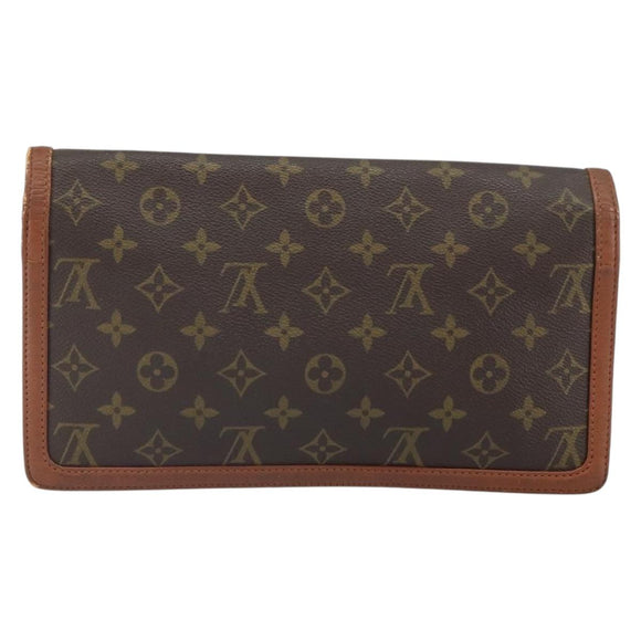LOUIS VUITTON Monogram Pochette Dam GM Clutch Bag M51810 LV Auth 163988