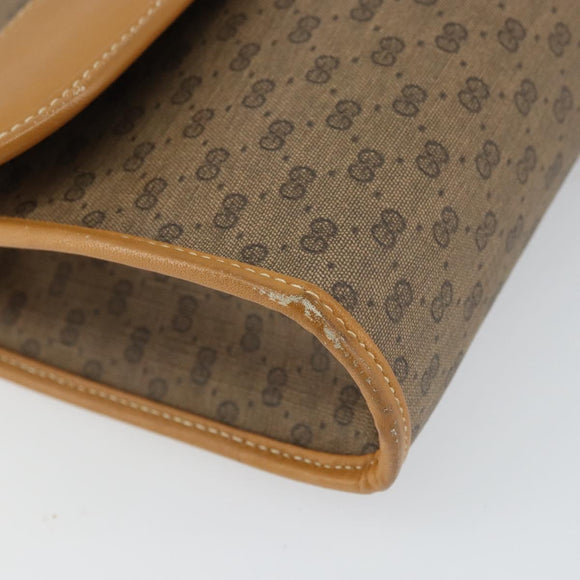 GUCCI Micro GG Supreme Shoulder Bag PVC Beige Gold 004 14 0264 Auth 163995