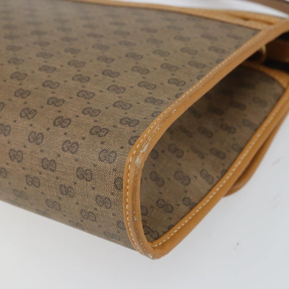 GUCCI Micro GG Supreme Shoulder Bag PVC Beige Gold 004 14 0264 Auth 163995