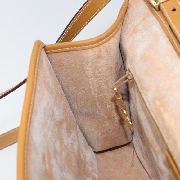 GUCCI Micro GG Supreme Shoulder Bag PVC Beige Gold 004 14 0264 Auth 163995