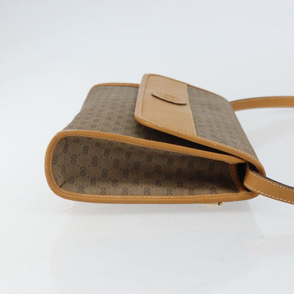 GUCCI Micro GG Supreme Shoulder Bag PVC Beige Gold 004 14 0264 Auth 163995