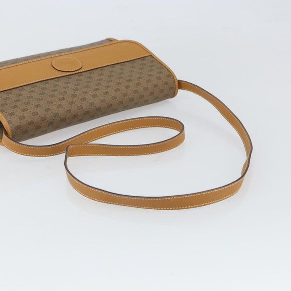 GUCCI Micro GG Supreme Shoulder Bag PVC Beige Gold 004 14 0264 Auth 163995